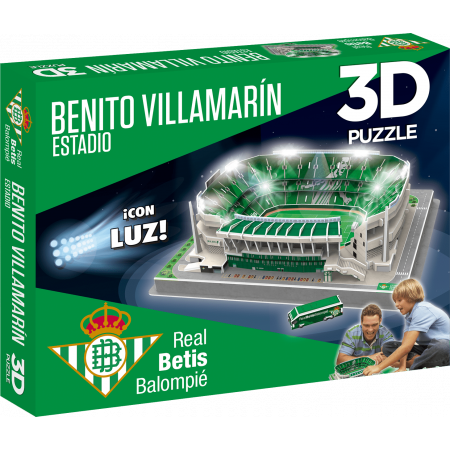 3D PUZZLE STADIUM Svítící 3D puzzle Stadion Benito Villamarín - FC Real Betis
