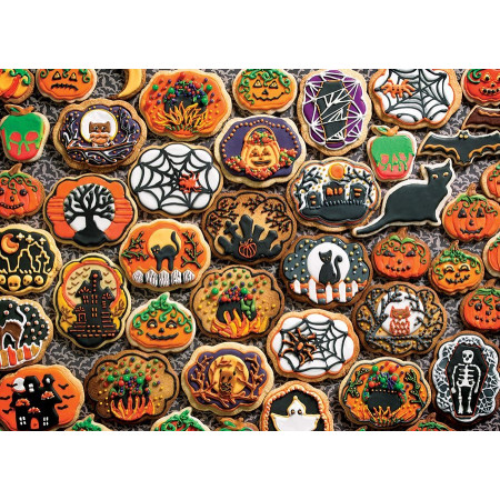 COBBLE HILL Puzzle Halloweenské sušenky 1000 dílků