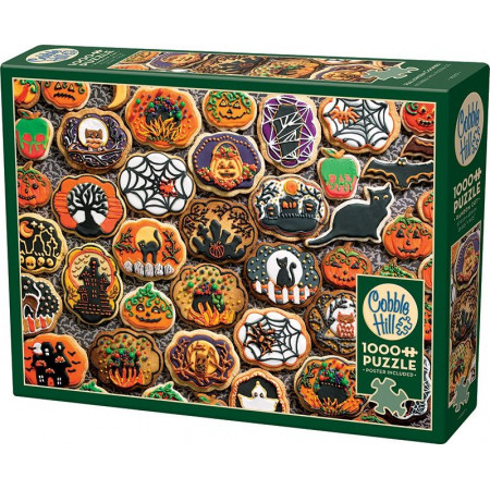 COBBLE HILL Puzzle Halloweenské sušenky 1000 dílků