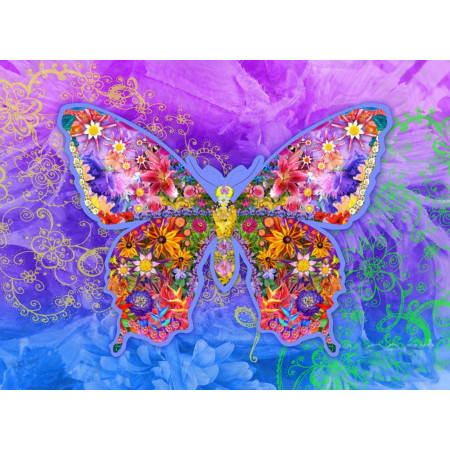 Norimpex Diamantové malování Motýl 30x40cm
