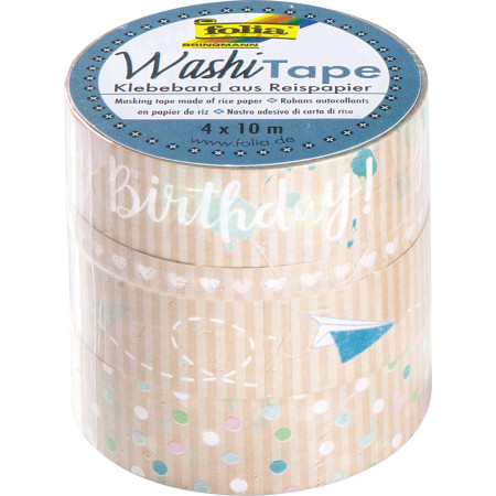 Washi tape - dekorační páska - kraft papír I
