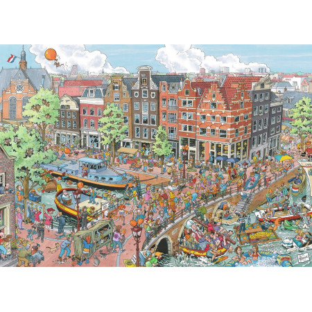 RAVENSBURGER Puzzle Města světa: Amsterdam 1000 dílků