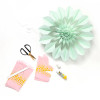 Kreativní sada - květiny z papírových tašek - SWEET BLOSSOM
