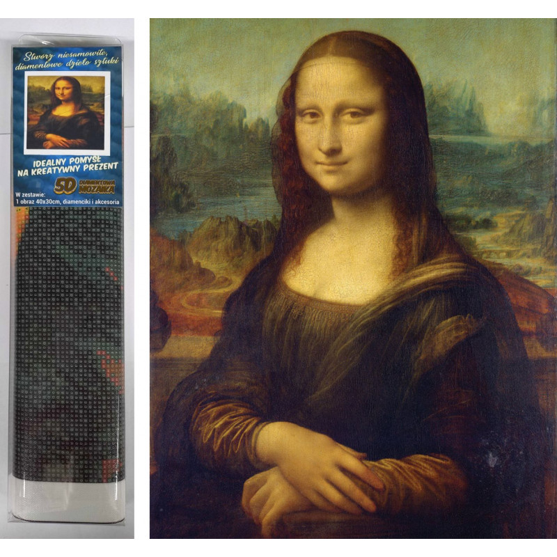 Norimpex Diamantové malování Mona Lisa 30x40cm