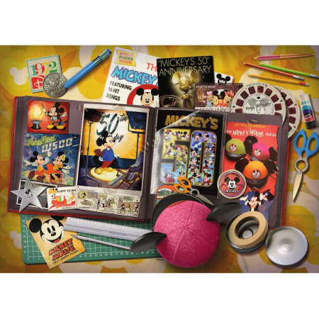RAVENSBURGER Puzzle Disney: 1970 Mickeyho výročí 1000 dílků