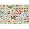 COBBLE HILL Puzzle Motýli a květy 2000 dílků