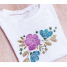 Třpytivá gelová barva na textil, 65 g - Růžová achát "Agathe rose"