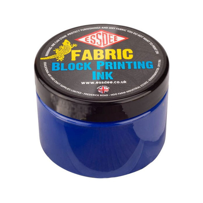Barva na linoryt TEXTILNÍ 150 ml - modrá