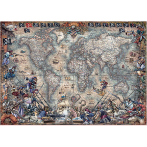 EDUCA Puzzle Pirátská mapa...