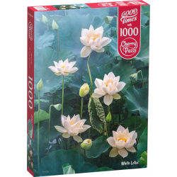 Puzzle Cherry Pazzi 1000d. Bílý lotus