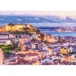 RAVENSBURGER Puzzle Lisabon a Hrad São Jorge 1000 dílků