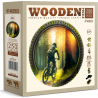 WOODEN CITY Dřevěné puzzle Biker v lese 250 dílků EKO