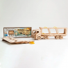 WOODEN CITY 3D puzzle Superfast Car Carrier Truck