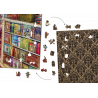 WOODEN CITY Dřevěné puzzle Přání v knihkupectví 2v1, 4000 dílků