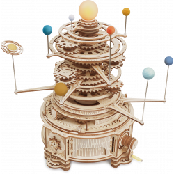 ROBOTIME Rokr 3D dřevěné puzzle Sluneční soustava - Orrery 316 dílků