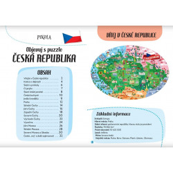 Pikola Objevuj s puzzle: Česká republika 205 dílků