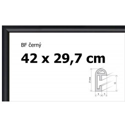 BFHM Plastový rám na puzzle 42x29,7cm A3 - černý