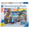 RAVENSBURGER Puzzle Západ slunce nad Santorini EXTRA 300 dílků