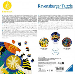 RAVENSBURGER Kulaté puzzle Little Sun: Zapojení se 500 dílků