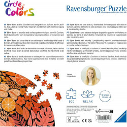 RAVENSBURGER Kulaté puzzle Kruh barev: Tropical 500 dílků