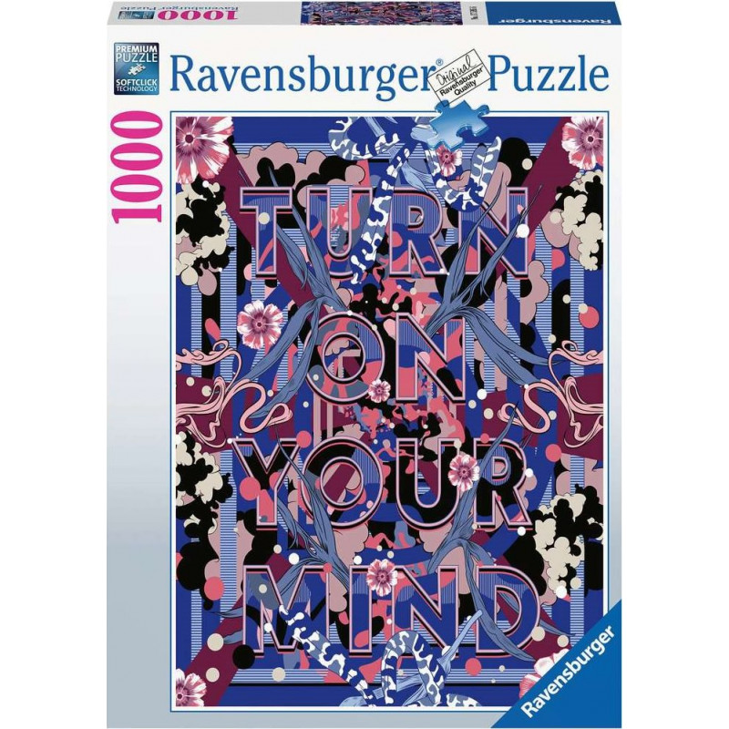 RAVENSBURGER Puzzle Turn on your mind 1000 dílků
