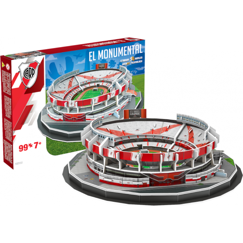 NANOSTAD 3D puzzle Stadion El Monumental - CA River Plate 99 dílků