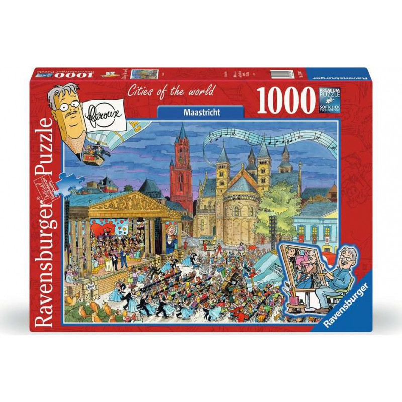RAVENSBURGER Puzzle Města světa: Maastricht 1000 dílků