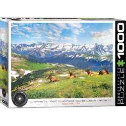EUROGRAPHICS Puzzle Jeleni v horách 1000 dílků