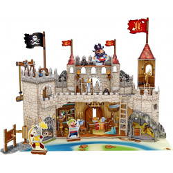 CUBICFUN 3D puzzle Pirátský hrad 183 dílků