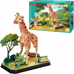 CUBICFUN 3D puzzle Žirafa 43 dílků