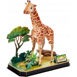 CUBICFUN 3D puzzle Žirafa 43 dílků