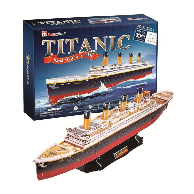 CUBICFUN 3D puzzle Titanic (velký) 113 dílků