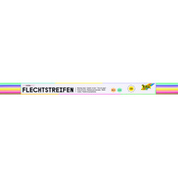 Papírové proužky - 130 g/m2 - šířka 1 cm - pastelové barvy