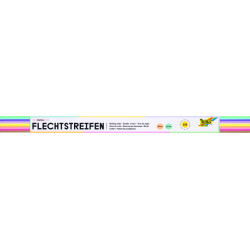 Papírové proužky - 130 g/m2 - šířka 1,5 cm - pastelové barvy