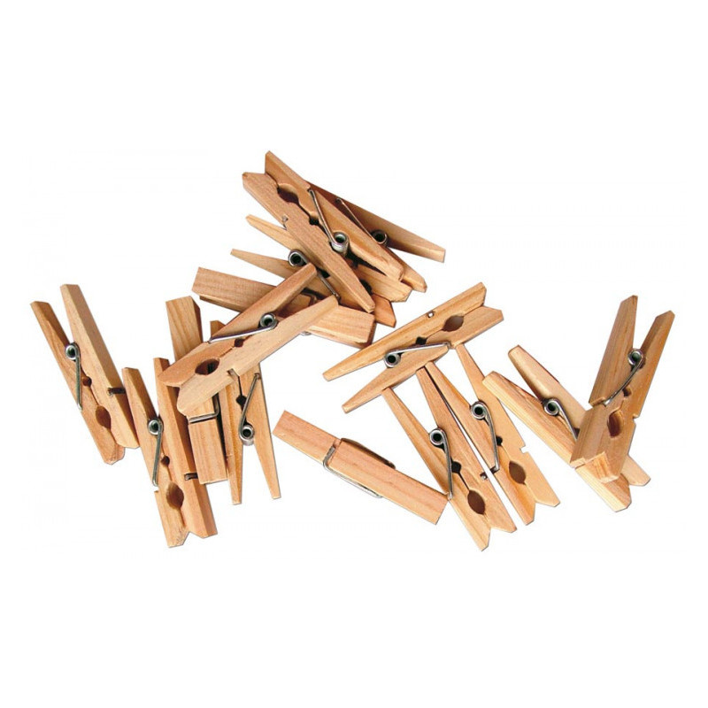 Dřevěné kolíčky přírodní 100 ks, 45 mm