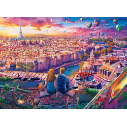 EUROGRAPHICS Puzzle Střechy Paříže 1000 dílků