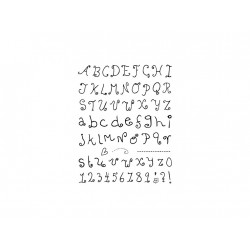 Razítka - písmenka a čísla školáka 14x18cm
