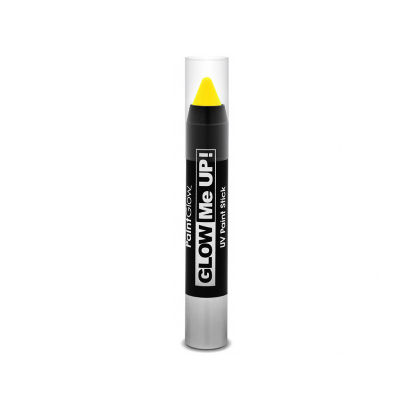 Tužka na obličej UV neon 3,5 g žlutá (yellow)