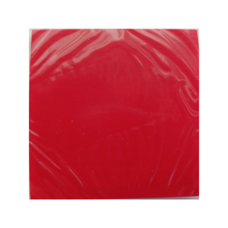 Guma pro linoryt 5 x 5 x 0,9 cm - červená