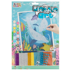 Mozaikový obrázek - Delfíni