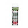 Dekorační lepicí páska - Washi pásky vánoční 8ks x 3m zelenočervené
