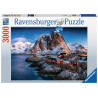RAVENSBURGER Puzzle Hamnoy, Lofoty 3000 dílků