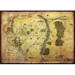 AQUARIUS Puzzle Hobit: Mapa...