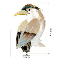Brož Perleťový ptáček 313168