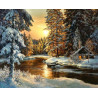 Malování podle čísel Zimní les M99319