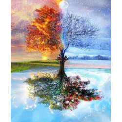 Malování podle čísel Strom ročních období M11801