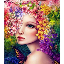 Malování podle čísel Květiny ve vlasech M992196