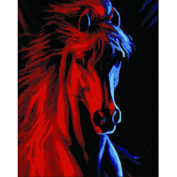 Malování podle čísel Barevný kůň M414