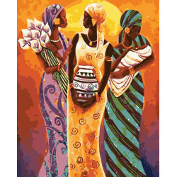 Malování podle čísel Africké ženy M992265
