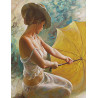 Malování podle čísel Žena s deštníkem M1081